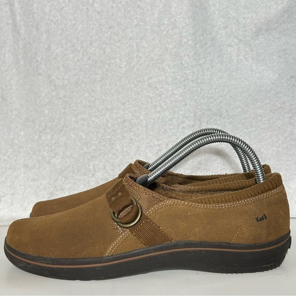 Keds Womens Brown Spring Step Leather w/Buckle Accent SlipOn Casual Shoes SZ 9.5 - Picture 2 of 12